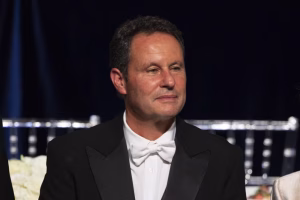 Fox News host Brian Kilmeade attends the 79th annual Alfred E. Smith Memorial Foundation Dinner in New York on October 17, 2024. (Ted Shaffrey | AP/File)
